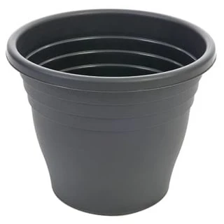 B&M Ascot Round Planter Black 47.5cm 1 B&M Ascot Round Planter Black 47.5cm