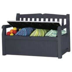 Garden Supply Store -Garden Supply Store 320978 keter eden 2in1 bench storage set 3