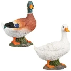 B&M Resin Duck Garden Ornament - White 5 B&M Resin Duck Garden Ornament - White -Garden Supply Store 342055 resin duck ornament group