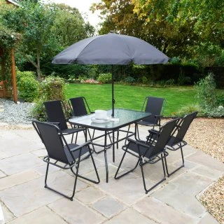 Milano Patio Set 8pc 1 Milano Patio Set 8pc