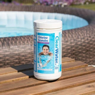 ClearWater Chlorine Granules 1kg 1 ClearWater Chlorine Granules 1kg