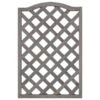 Curved Framed Diamond Trellis - Grey