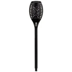 Morocco Solar Light Post -Garden Supply Store 353593 morocco flame effect torch stake 48cm
