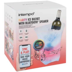 Intempo Party Ice Bucket Bluetooth Speaker -Garden Supply Store 368378 intempo party ice bucket with bluetooth speaker 3
