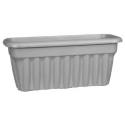 B&M Grey Trough Planter 60cm
