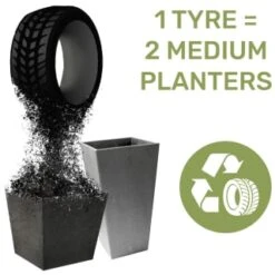 B&M Sonata Planter 33cm - Slate 8 B&M Sonata Planter 33cm - Slate -Garden Supply Store 377687 377689 377691 377694 377698 377702 sonata planter slate pewter 33cm 50cm 70cm 6