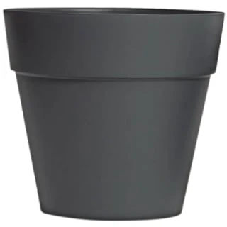 B&M Soho Pot Planter - Charcoal 38cm 1 B&M Soho Pot Planter - Charcoal 38cm