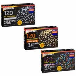 Eveready Solar Powered LED String Lights 120pk - Warm White -Garden Supply Store 379216 379217 379218 120pk eveready led string lights main