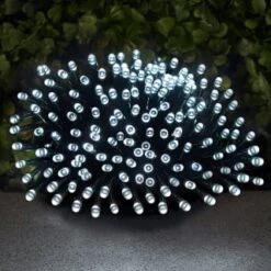 Eveready Solar Powered LED String Lights 240pk - Cool White