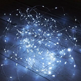 Solar Powered Micro LED Lights 200pk - Cool White 2 Solar Powered Micro LED Lights 200pk - Cool White - Image 2