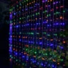 Solar Powered LED Curtain 180cm - 266 Multicolour Lights