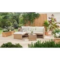 Valencia Reversible Rattan Effect Corner Sofa Set -Garden Supply Store 379293 379442 valencia reversible rattan effect corner sofa set 2