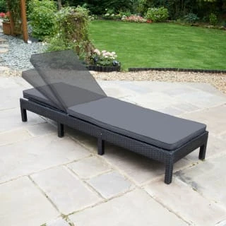 Bali Multi Position Lounger - Black 2 Bali Multi Position Lounger - Black - Image 2