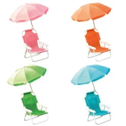 B&M Kids Parasol Chair - Orange -Garden Supply Store 379678 kids parasol chair group