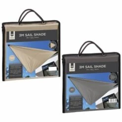 Sail Shade 3m - Cream 6 Sail Shade 3m - Cream -Garden Supply Store 379775 379776 3m sun shelter 3m main 2