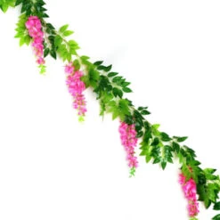 B&M Artificial Wisteria Garland 180cm - Pink -Garden Supply Store 379981 180cm artificial wisteria garland pink