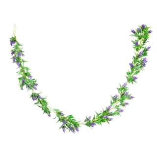 B&M Artificial Lavender Garland 180cm 2 B&M Artificial Lavender Garland 180cm - Image 2