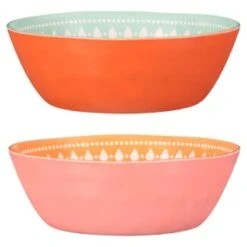 B&M Bloom Print Picnic Bowl - Pink -Garden Supply Store 381069 bloom print bowl main