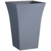 Tall Modern Planter 45cm - Grey