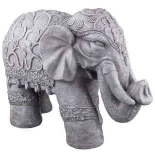 B&M Large Stone Elephant Ornament 1 B&M Large Stone Elephant Ornament