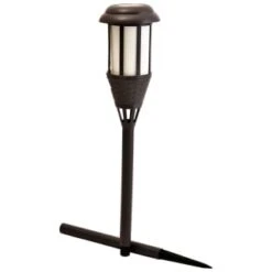 Garden Supply Store 34 Solar Powered Flame Effect Tiki Torch