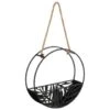 B&M Urban Eden Round Hanging Planter - Black