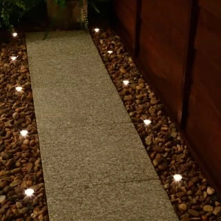 Solar Powered Ground Spotlights 10pk 1 Solar Powered Ground Spotlights 10pk