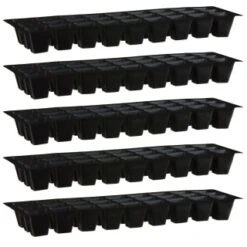 B&M Seed Trays 5pk - Small -Garden Supply Store 393174 5 seed trays group