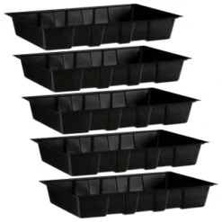 B&M Seed Trays 5pk - Large -Garden Supply Store 393175 5 seed trays group