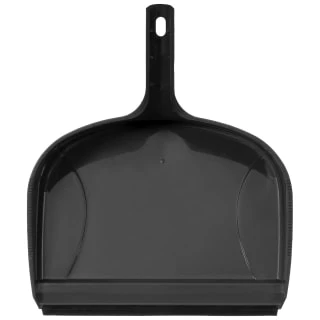 Heavy Duty Dustpan & Bassine Brush Set - Black 2 Heavy Duty Dustpan & Bassine Brush Set - Black - Image 2