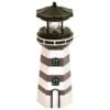 B&M Lighthouse Ornament With Rotating Solar Light - Grey