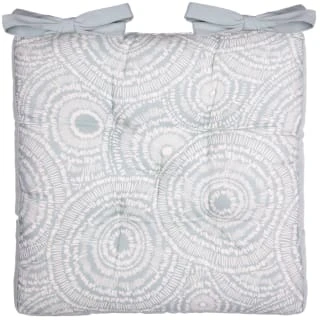 B&M Luxury Seat Pad - Light Blue Circle Print 1 B&M Luxury Seat Pad - Light Blue Circle Print