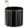 B&M New York Planter With Hook - Gold