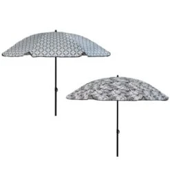 B&M Urban Eden Printed Parasol 1.8m - Geo -Garden Supply Store 393760 urban eden 1 8m printed parsasol group