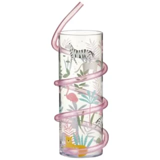 B&M Little Safari Animal Tumbler & Straw (Assorted) 2 B&M Little Safari Animal Tumbler & Straw (Assorted) - Image 2