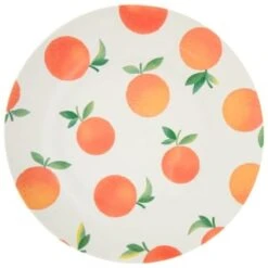 B&M Fruit Print Plate - Oranges