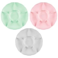 B&M Chip & Dip Bowl - Green -Garden Supply Store 394341 chip and dip bowls group