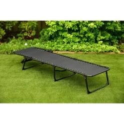 Vancouver Premium 3 Position Folding Relaxer Bed - Black 8 Vancouver Premium 3 Position Folding Relaxer Bed - Black -Garden Supply Store 395731 vancouver premium 3 position folding relaxer bed 4
