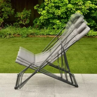 Dakota 3 Position Relaxer Deck Chair With Pillow 2 Dakota 3 Position Relaxer Deck Chair With Pillow - Image 2